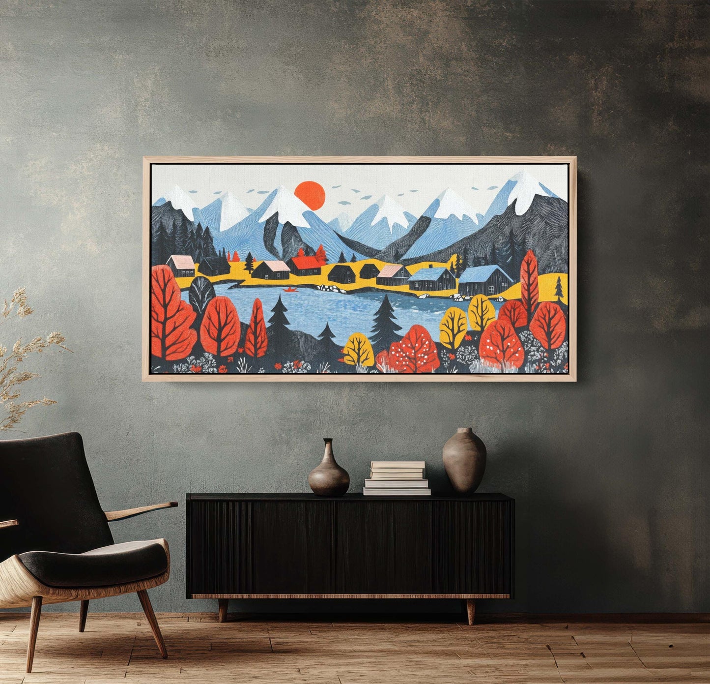 Scandinavian Mountain, Mountain Village, Mountain Town