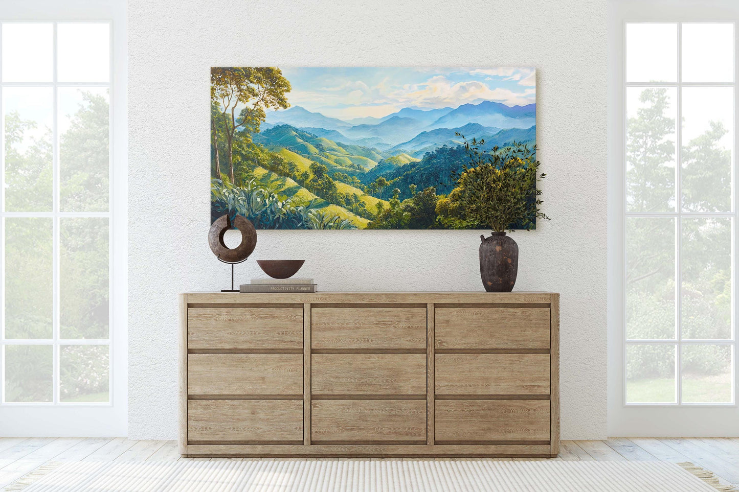 Cameron Highlands Art, Malaysia Print, Mossy Forest Art