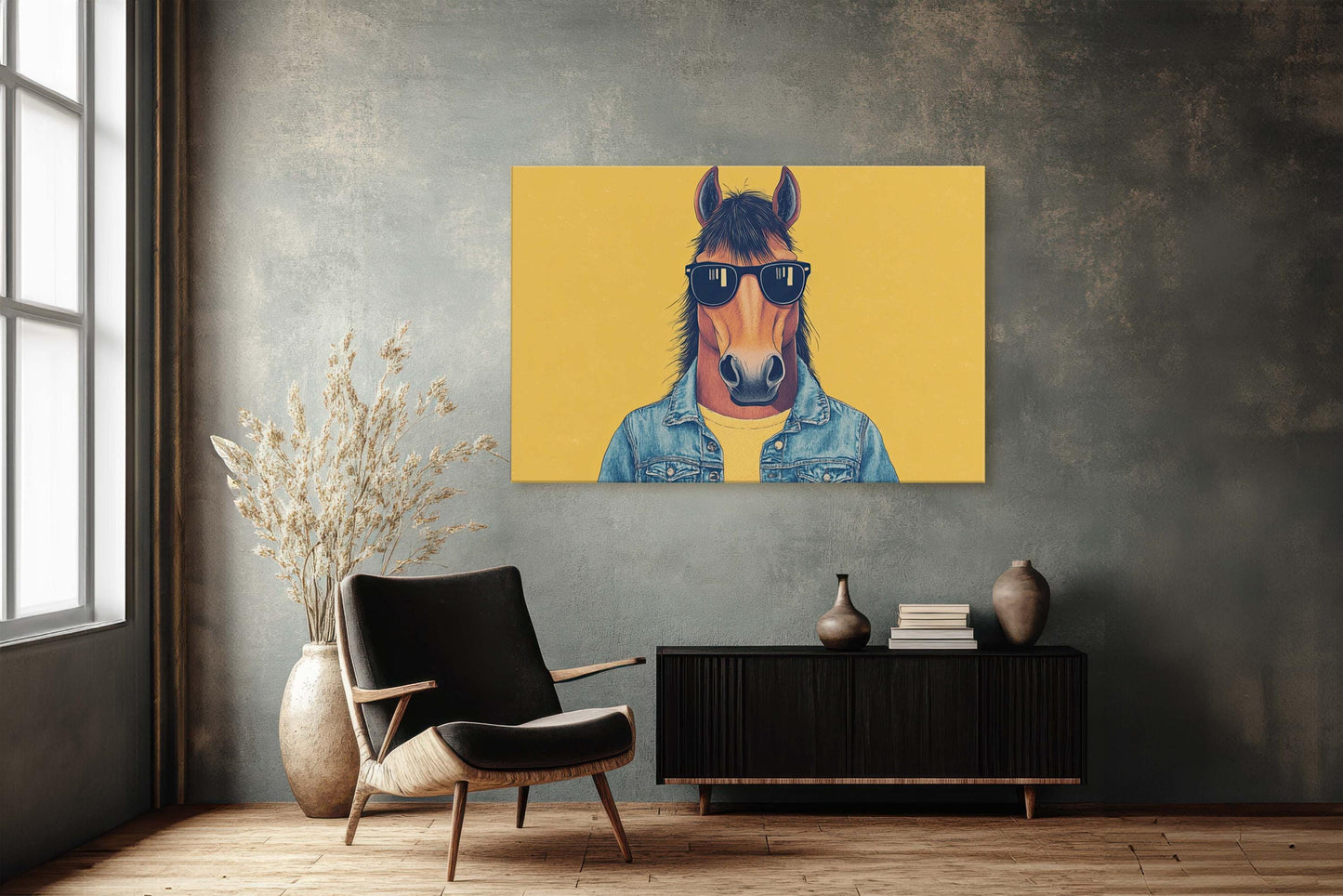 Hipster Horse Print, Street Art, Graffiti Print, Pop Art, Modern Decor