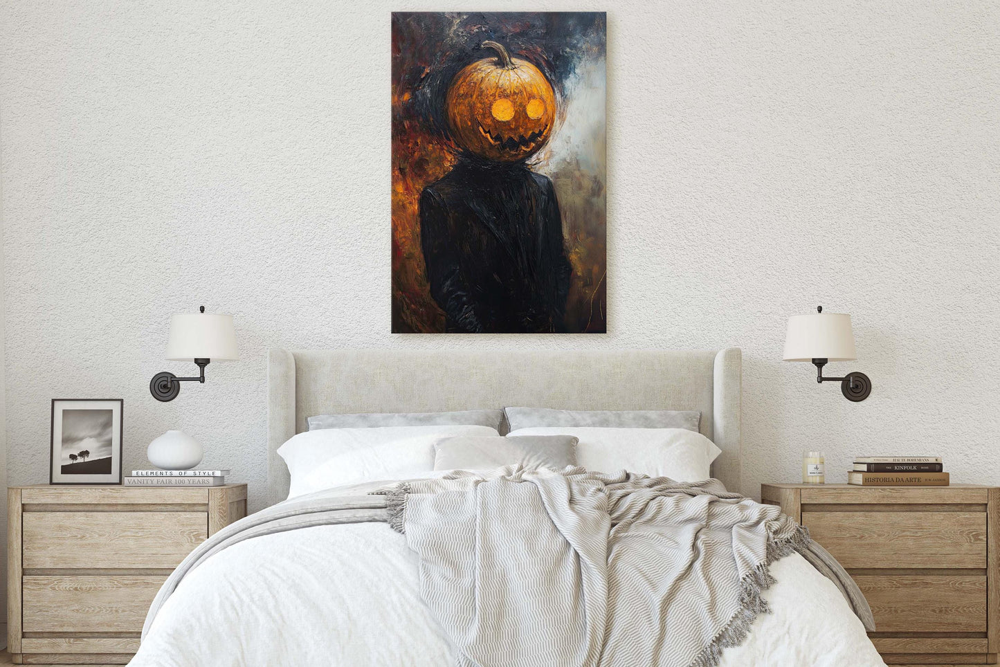 Scary Pumpkin, Halloween Art, Headless Horseman, Jack O Lantern, Spooky Art, Gothic Decor