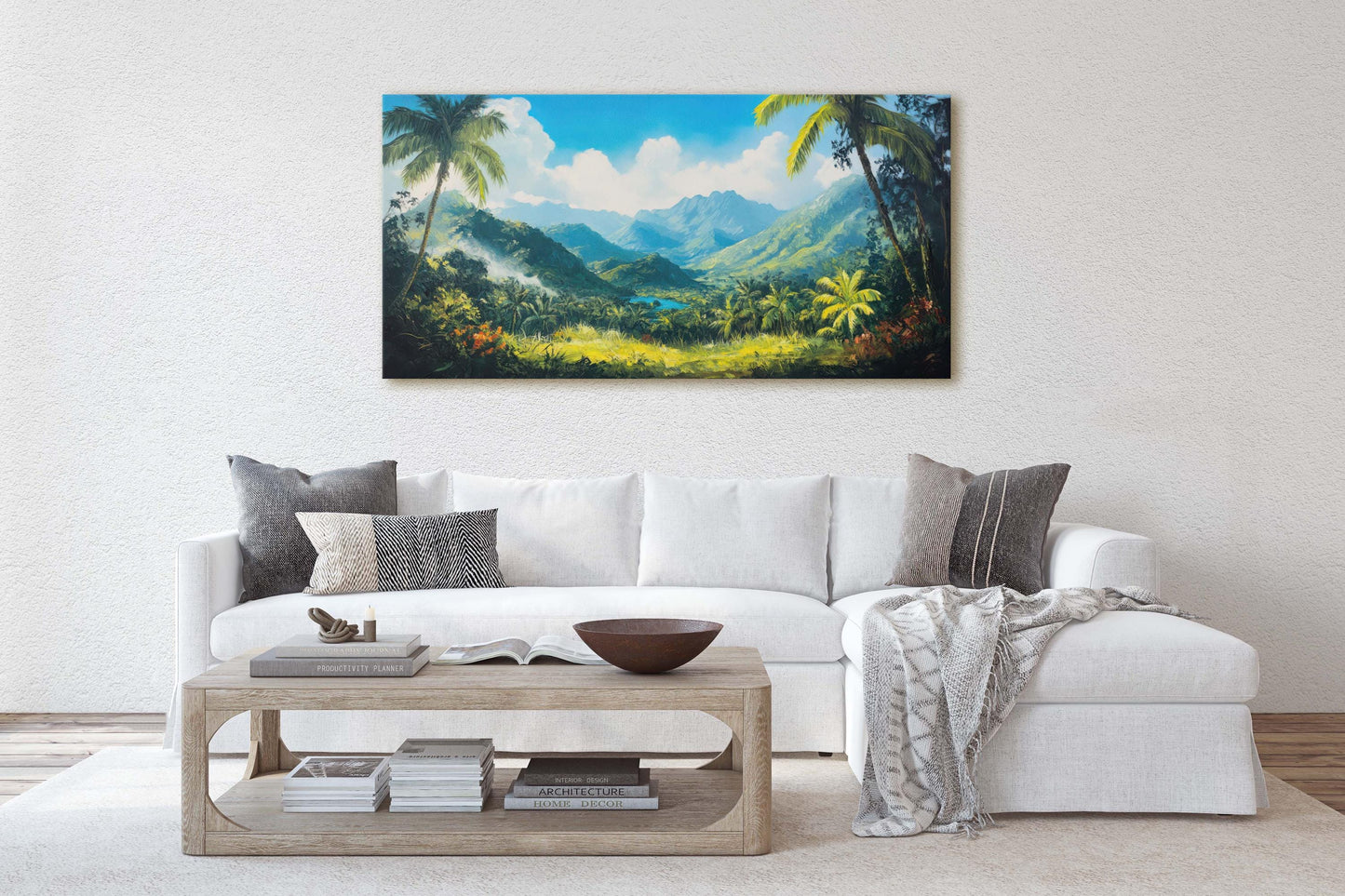 Blue Mountains Jamaica, Jamaica Wall Art, Nature painting