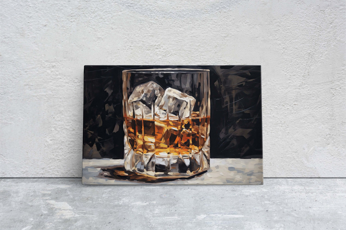 Scotch on the rocks, Bar Decor, Restaurant art, Kitchen Decor, Dining Room Art, Whiskey, Cocktail Print