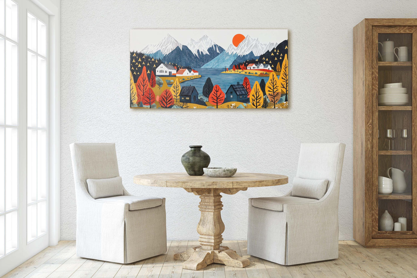 Scandinavian Mountain, Mountain Village, Mountain Town