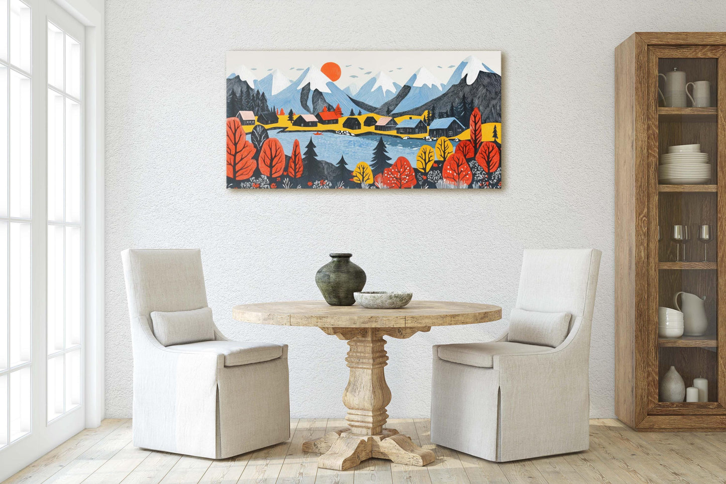 Scandinavian Mountain, Mountain Village, Mountain Town