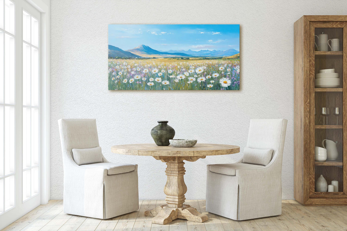 Daisy WIldflowers, Lily Flowers, Mountain Landscape