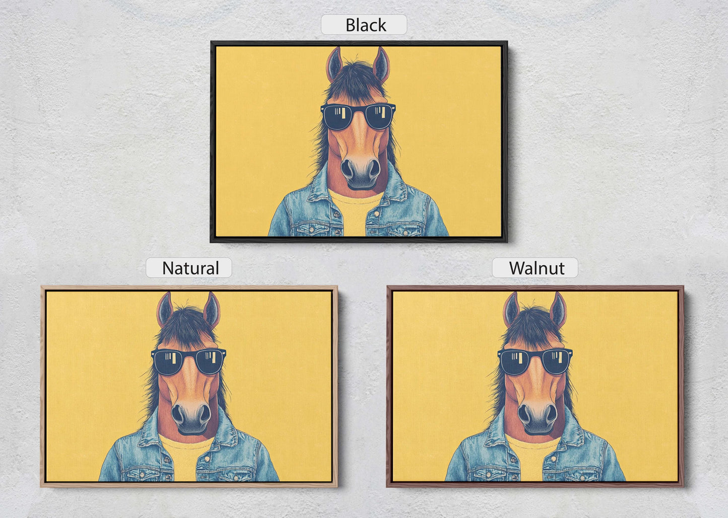 Hipster Horse Print, Street Art, Graffiti Print, Pop Art, Modern Decor