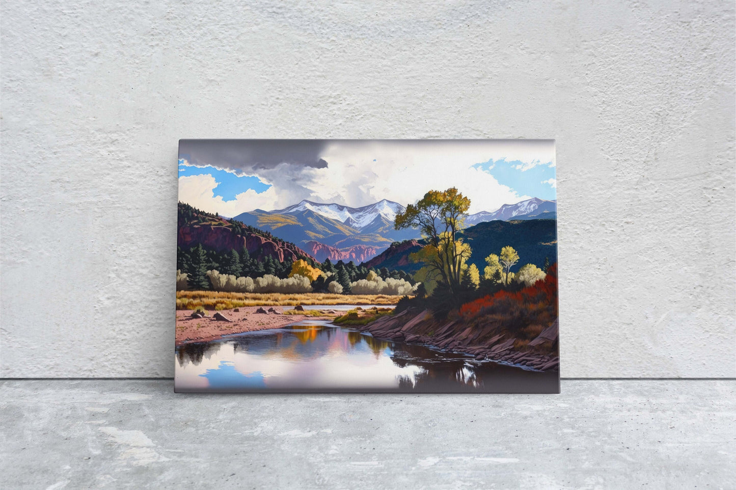 Redstone Colorado, Mountain Landscape, Rocky Mountains, Canvas Art, Ready To Hang, Large Print, Landscape Painting