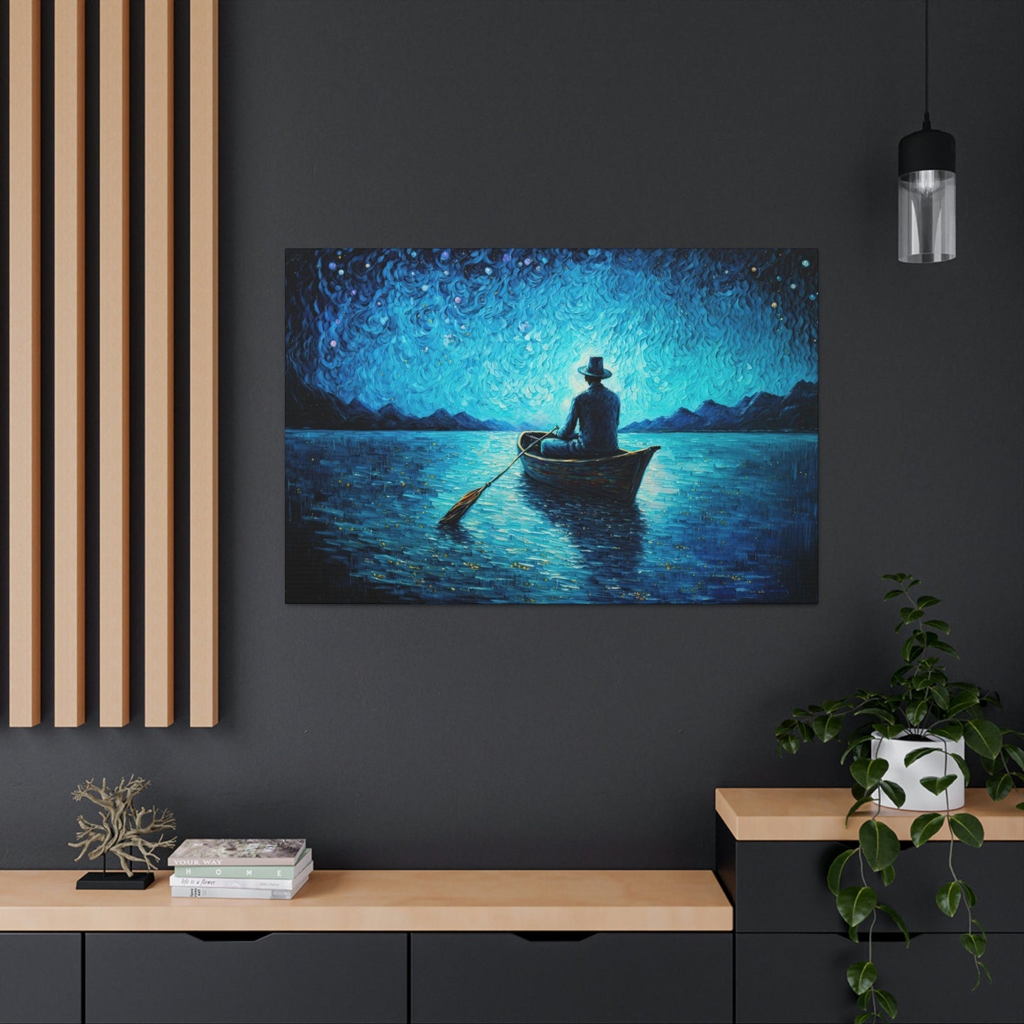 Solitude Lake Canvas Art Ready To Hang