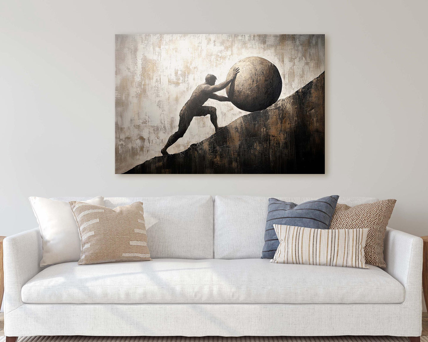 Sisyphus Art, Mythology Painting