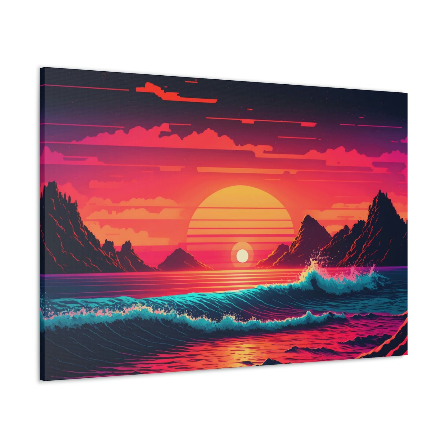 Beach Sunset Canvas Art