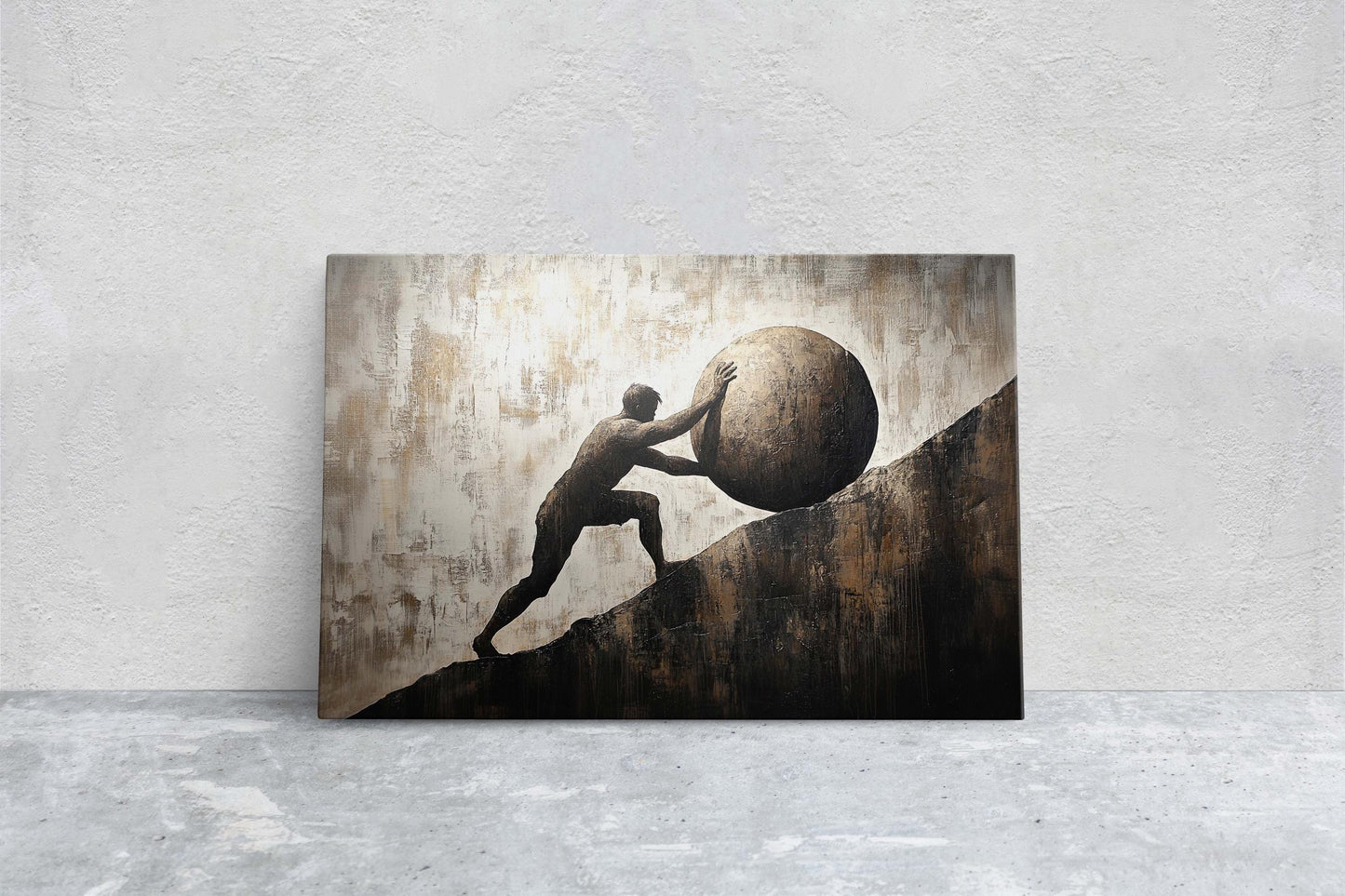 Sisyphus Art, Mythology Painting