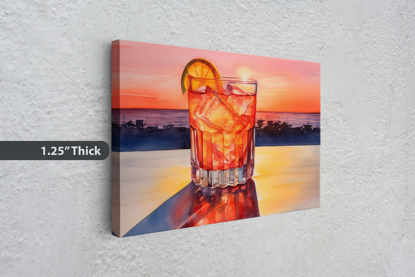 Tequila Sunrise, Mexico Beach, Bar Decor, Restaurant art, Kitchen Decor, Dining Room Art, Mexican Food, Cocktail Print