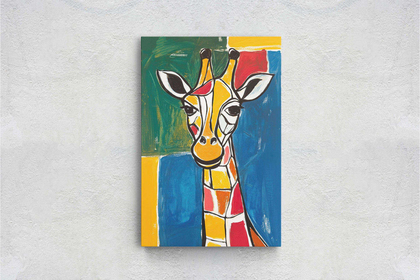 Giraffe Pop Art, Abstract Giraffe, Modern Print