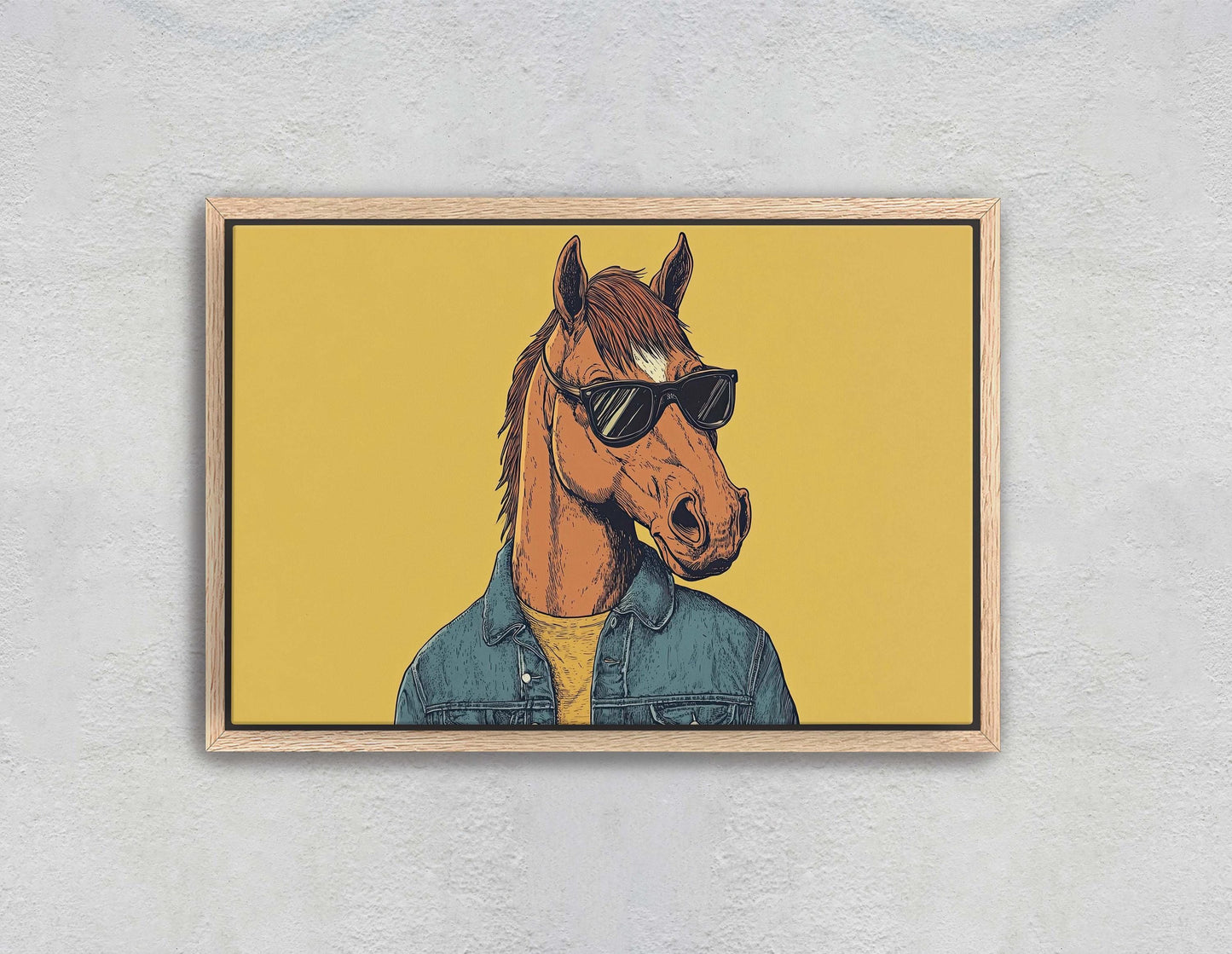 Hipster Horse Print, Street Art, Graffiti Print, Pop Art, Modern Decor