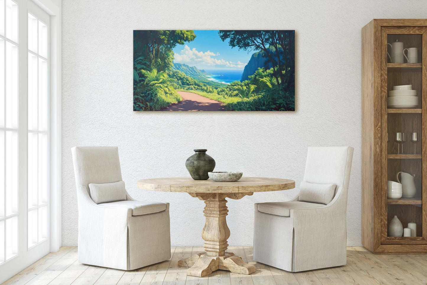Road to Hana, Maui Hawaii Art, Beach Painting, Scenic Drive