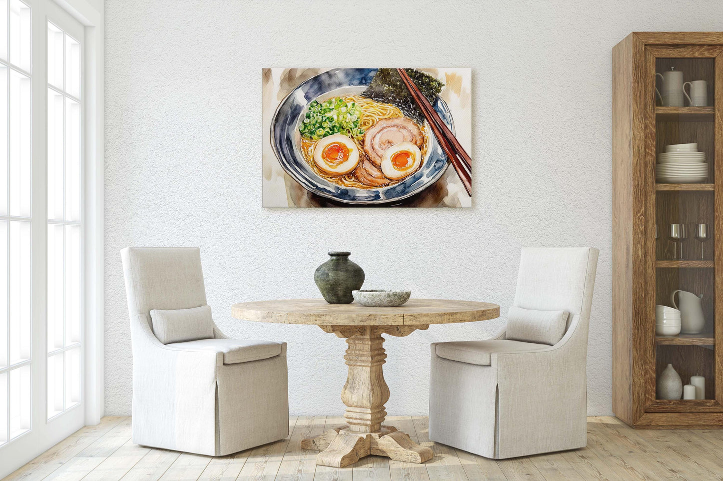 Ramen Print, Japan Art, Food Print, Kitchen Art