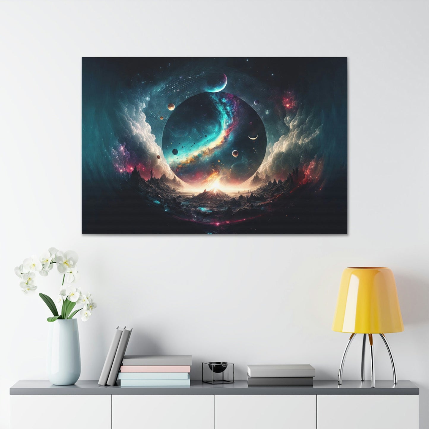 Inter Dimensional Space art Canvas Art Ready To Hang
