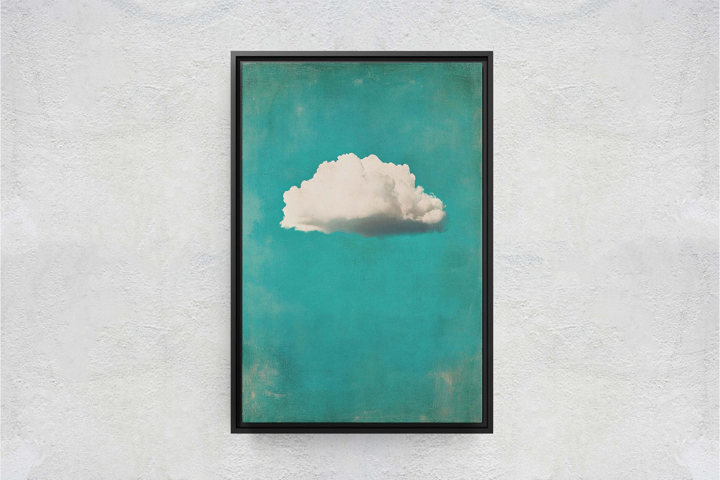 Maximalist Cloud, Emerald Green, Blue Tones