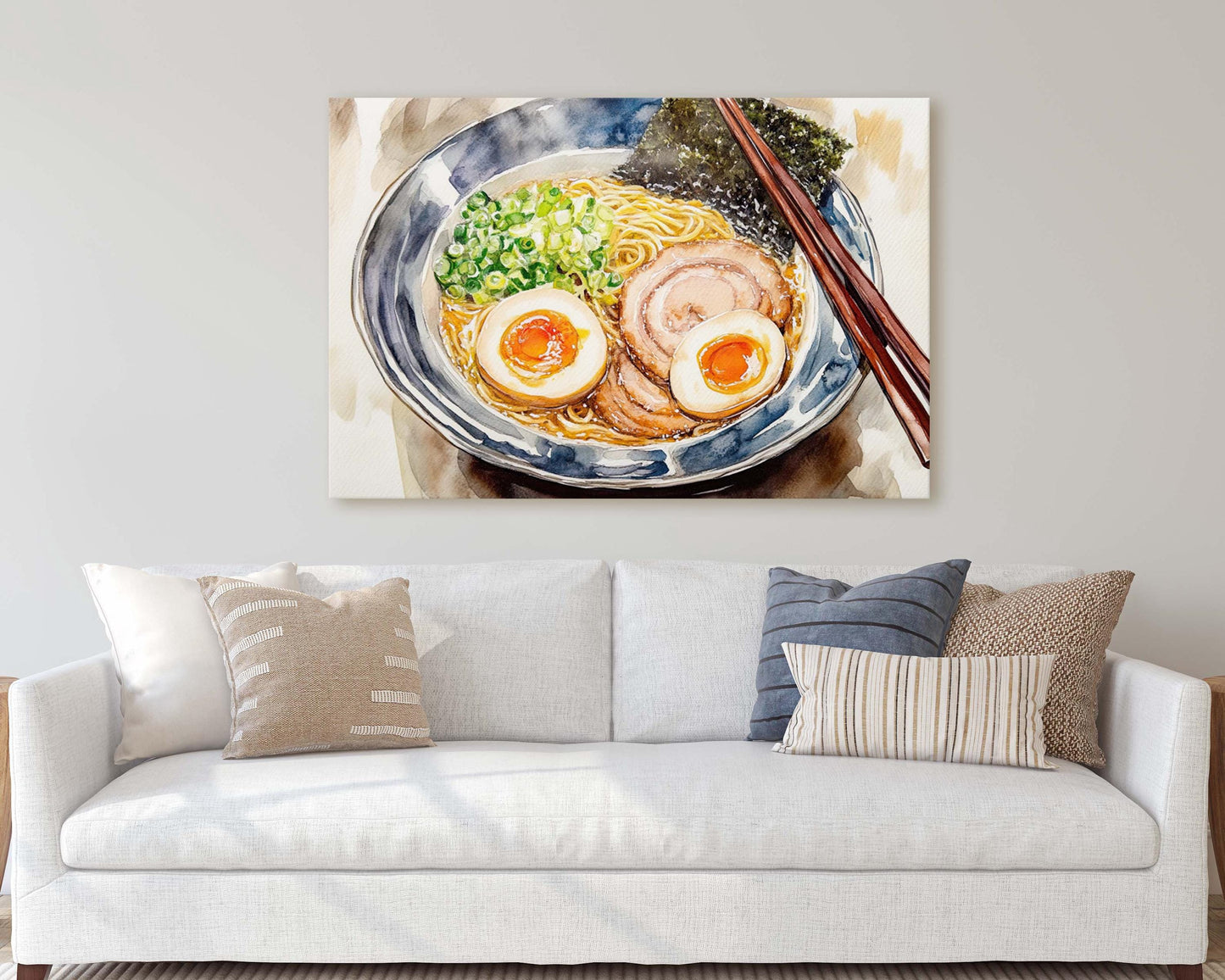 Ramen Print, Japan Art, Food Print, Kitchen Art