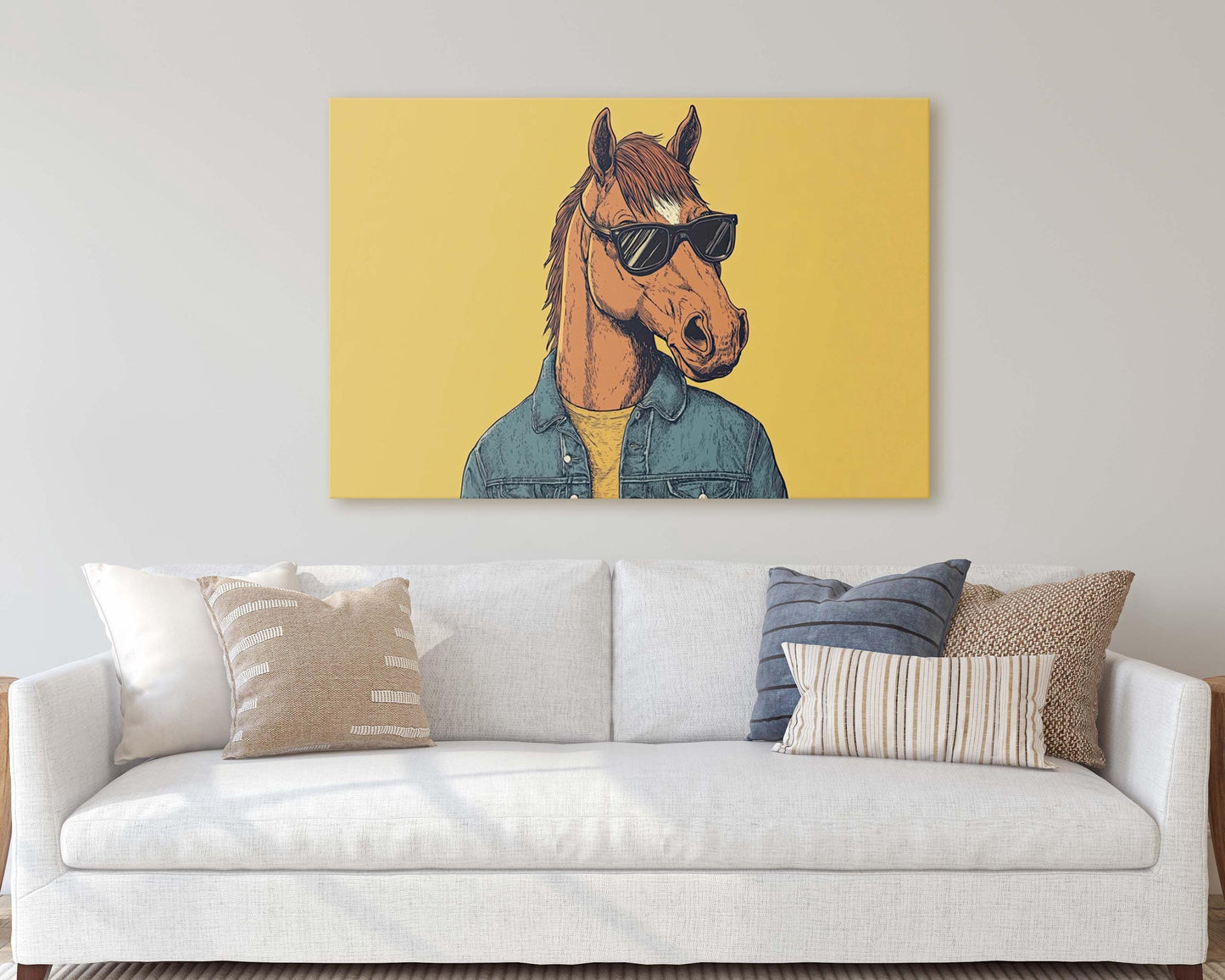 Hipster Horse Print, Street Art, Graffiti Print, Pop Art, Modern Decor