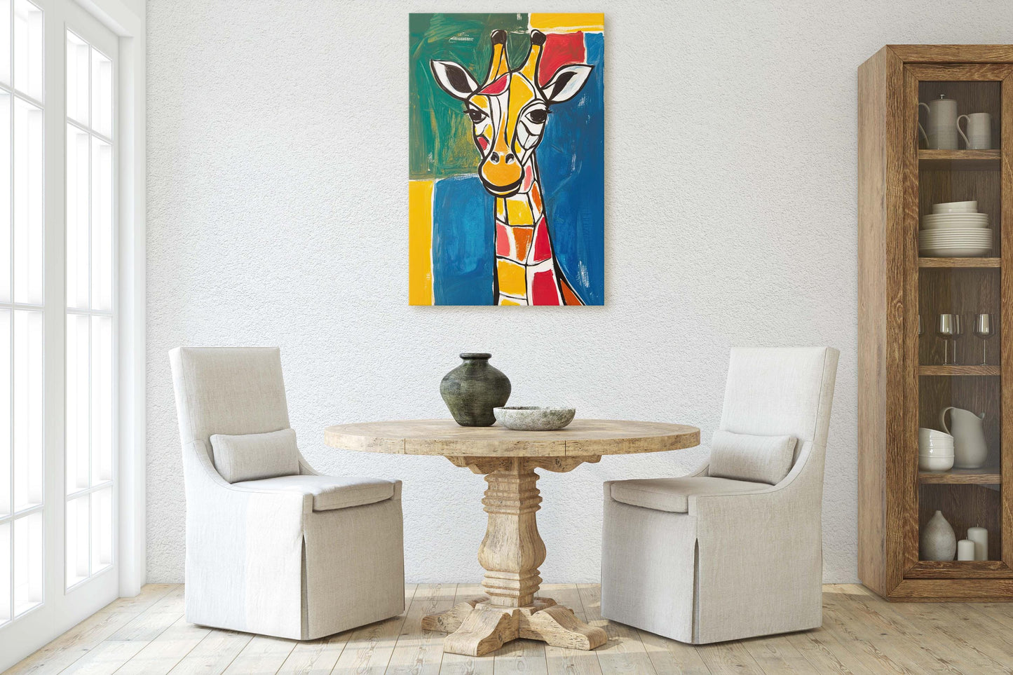 Giraffe Pop Art, Abstract Giraffe, Modern Print