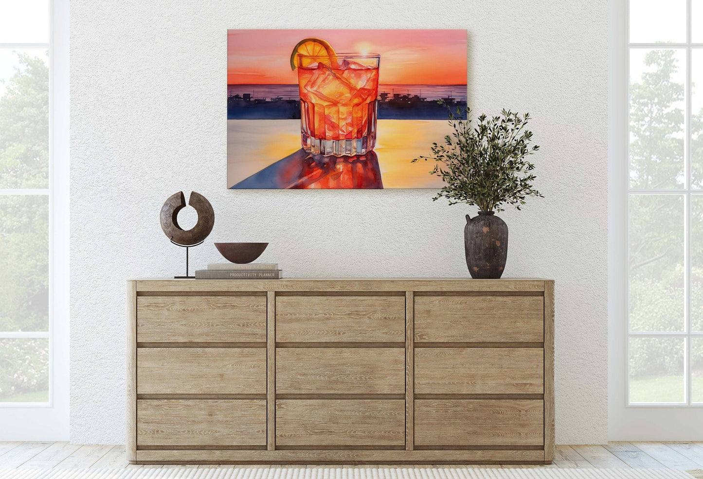 Tequila Sunrise, Mexico Beach, Bar Decor, Restaurant art, Kitchen Decor, Dining Room Art, Mexican Food, Cocktail Print