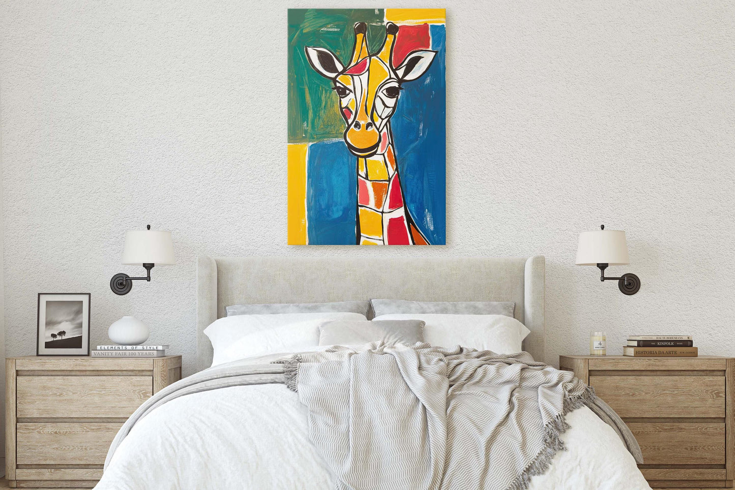 Giraffe Pop Art, Abstract Giraffe, Modern Print