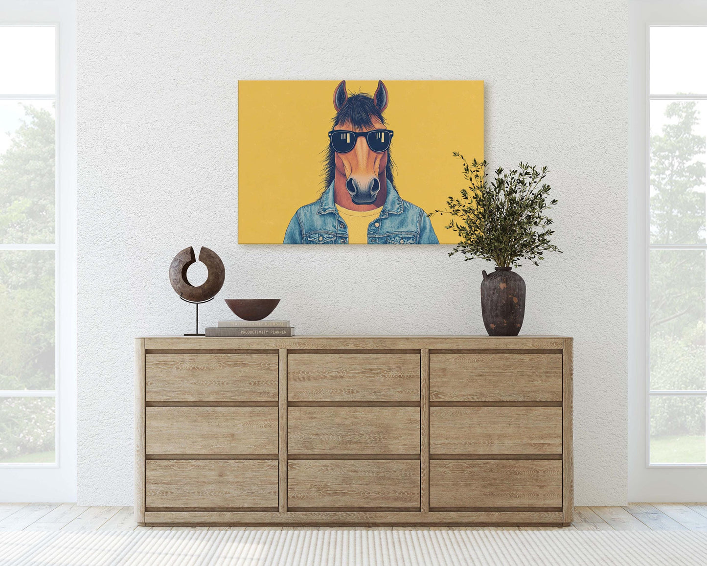 Hipster Horse Print, Street Art, Graffiti Print, Pop Art, Modern Decor