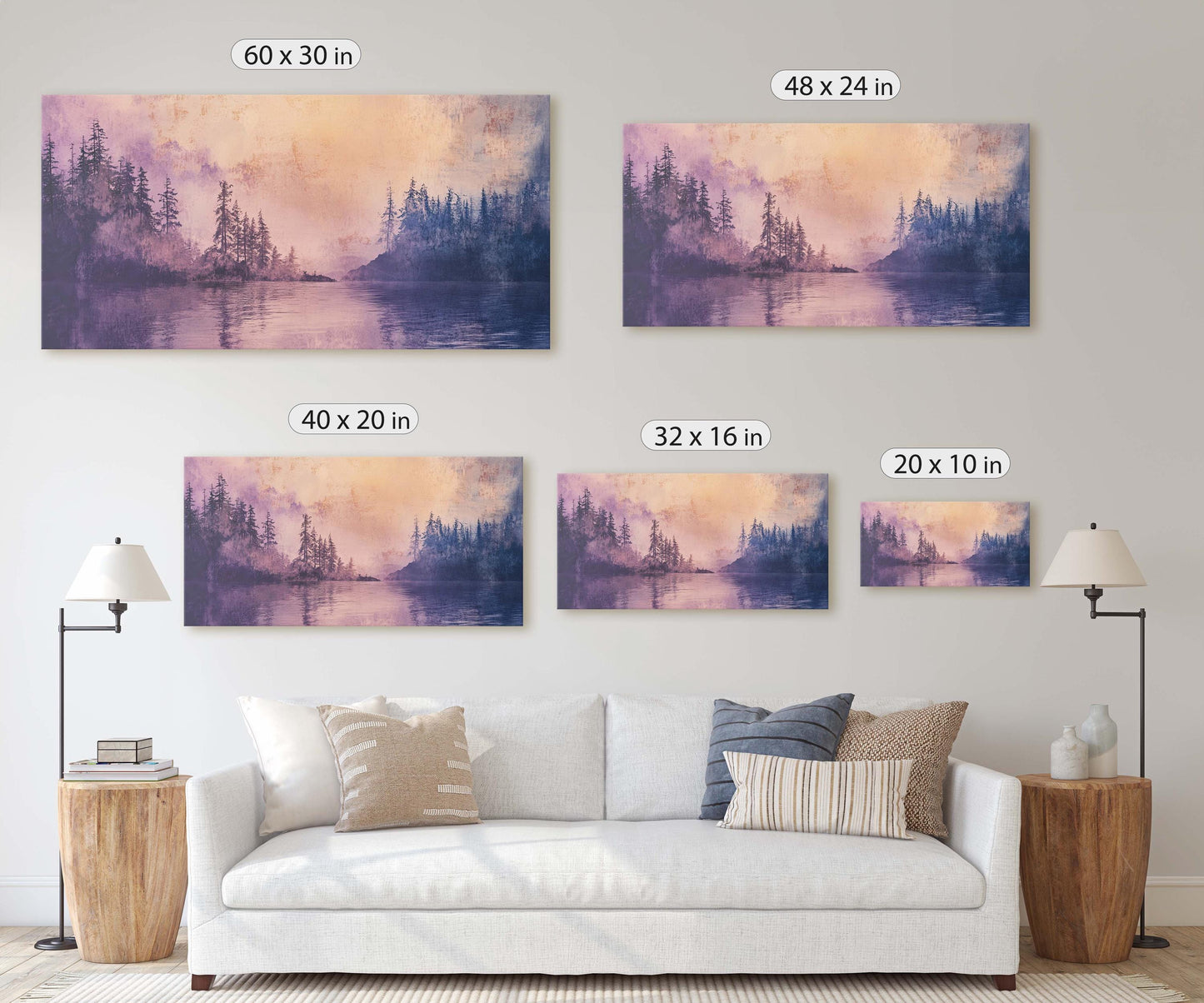 Pacific Northwest, Fog and Mist, Lake Art, Mountain Forest