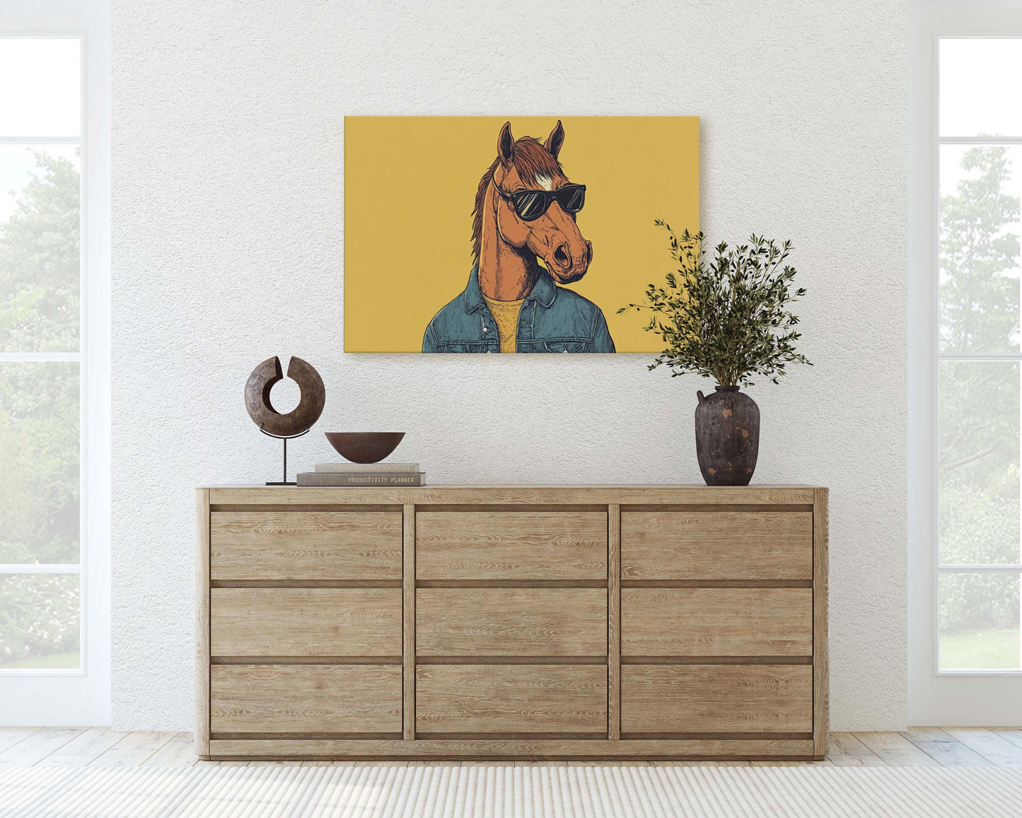 Hipster Horse Print, Street Art, Graffiti Print, Pop Art, Modern Decor