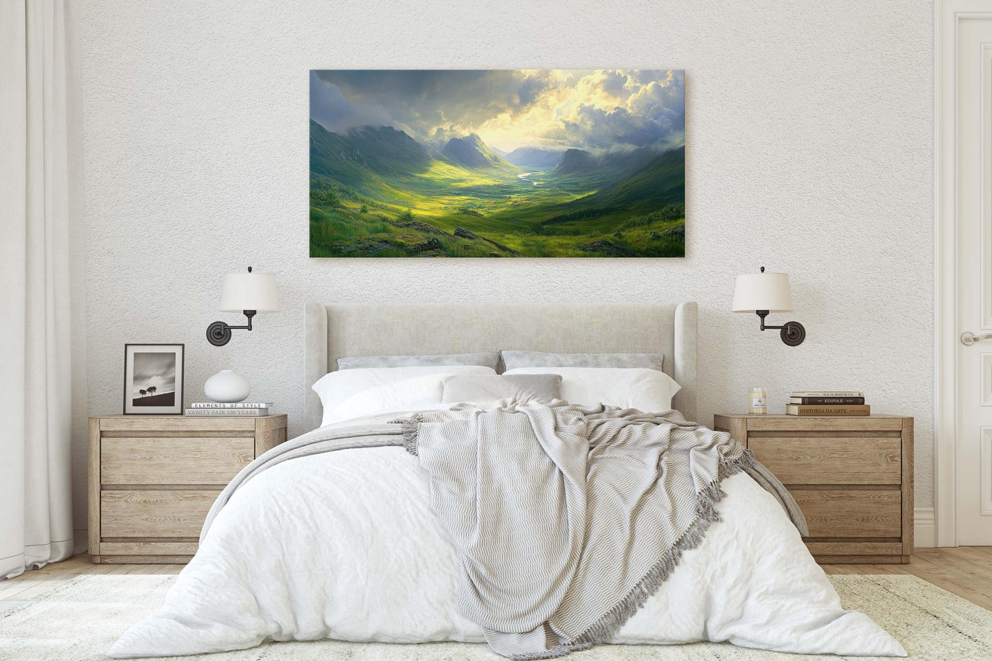Celtic Highlands, Scotland Art, Scenic Art, Nature Painting