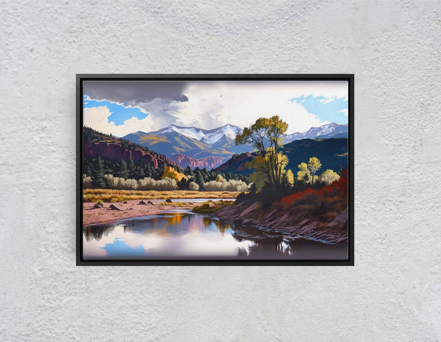 Redstone Colorado, Mountain Landscape, Rocky Mountains, Canvas Art, Ready To Hang, Large Print, Landscape Painting