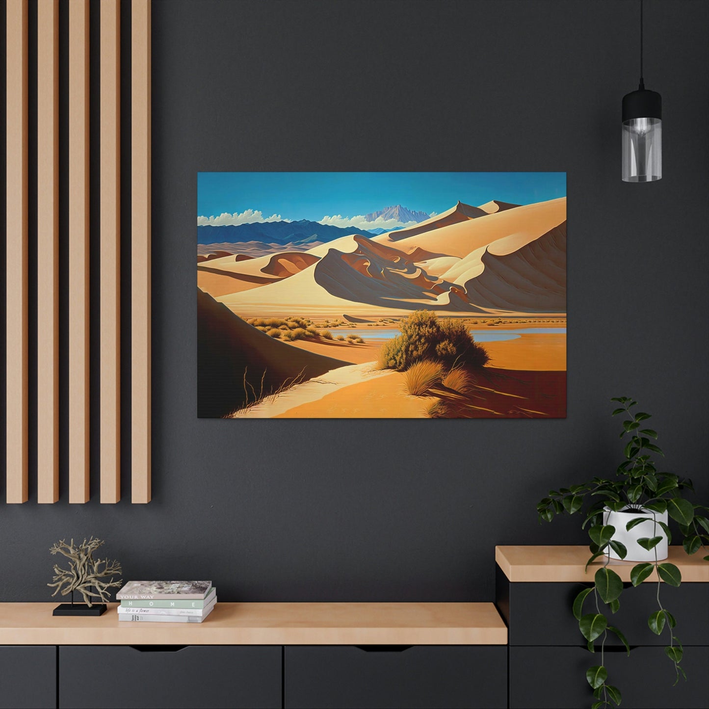 Sand Dunes Colorado Canvas Art Ready To Hang Large Print, Oil Painting, Landscape