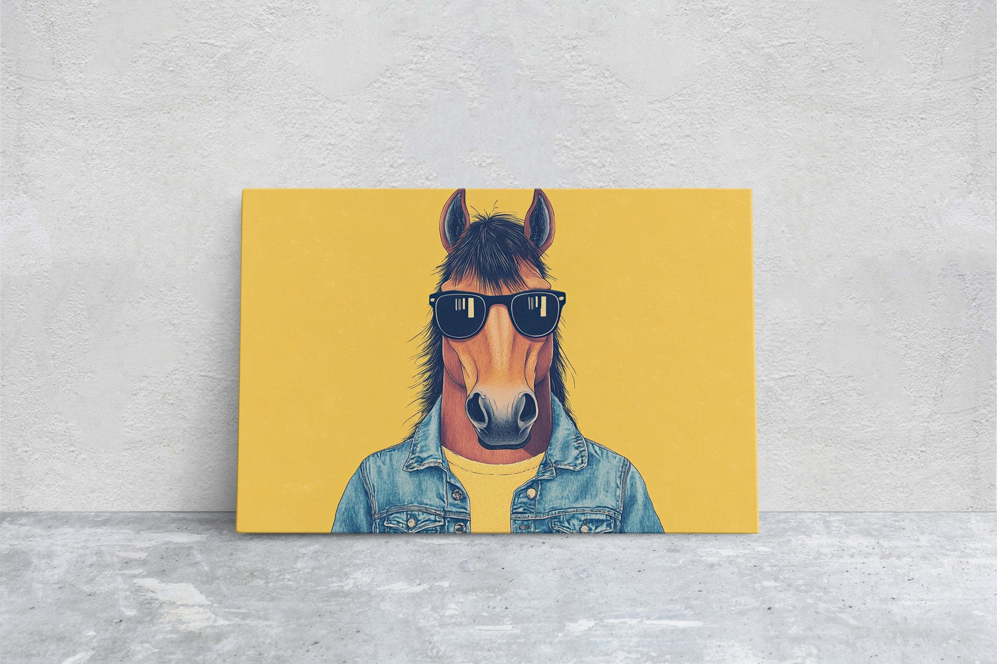 Hipster Horse Print, Street Art, Graffiti Print, Pop Art, Modern Decor