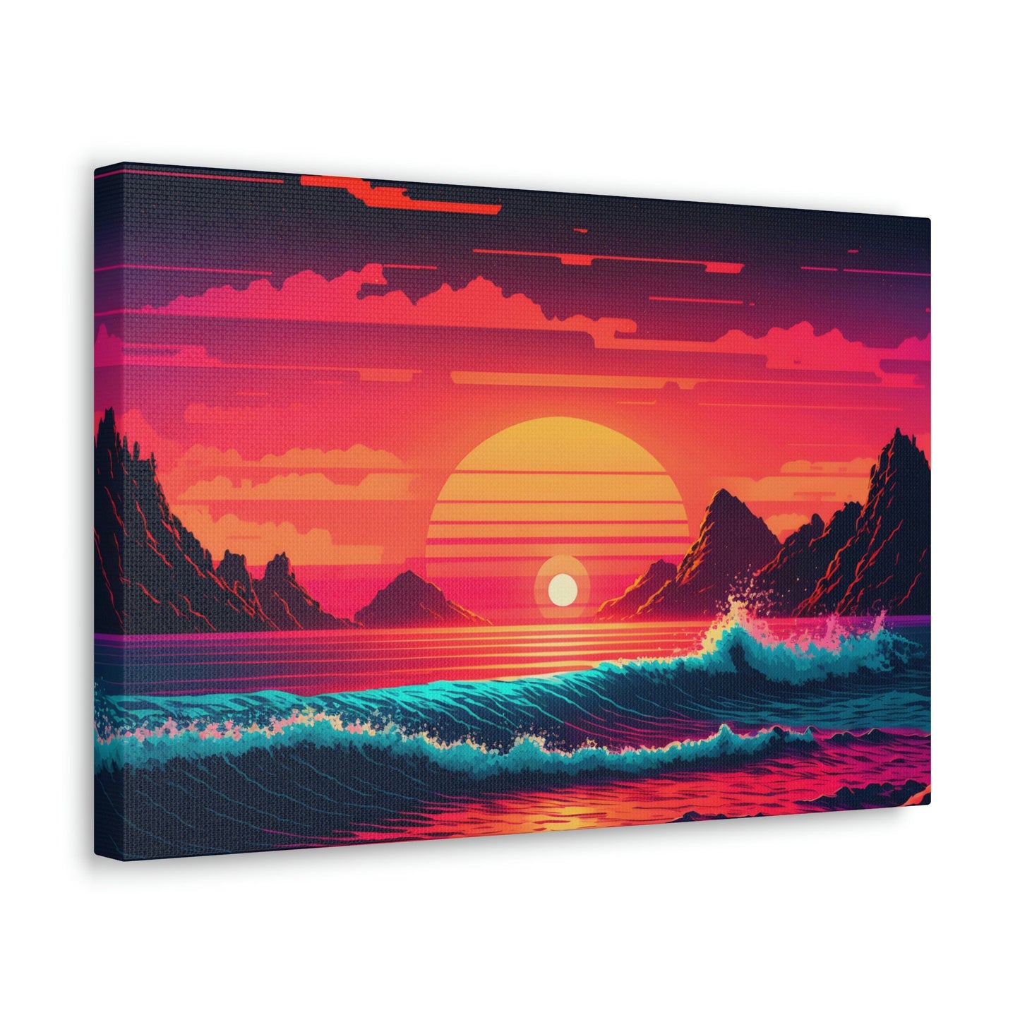 Beach Sunset Canvas Art