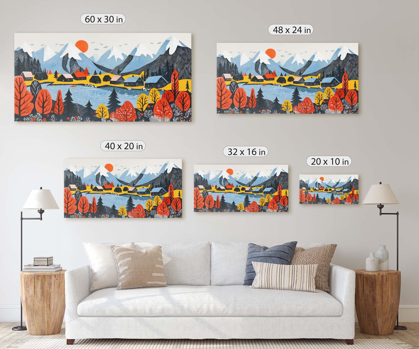 Scandinavian Mountain, Mountain Village, Mountain Town