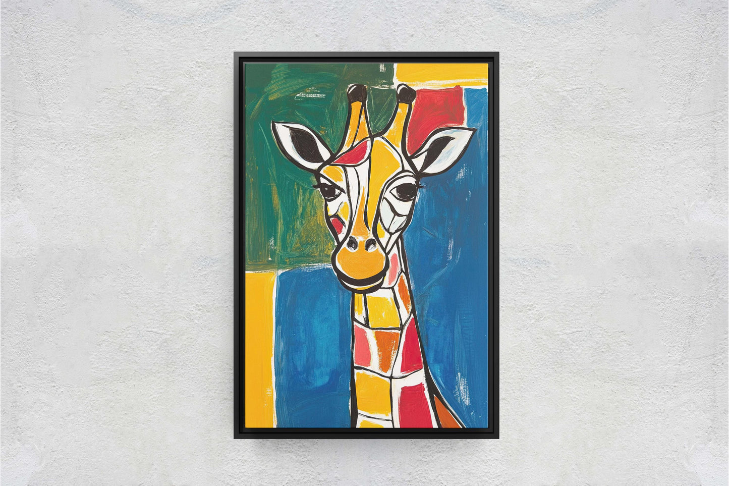 Giraffe Pop Art, Abstract Giraffe, Modern Print