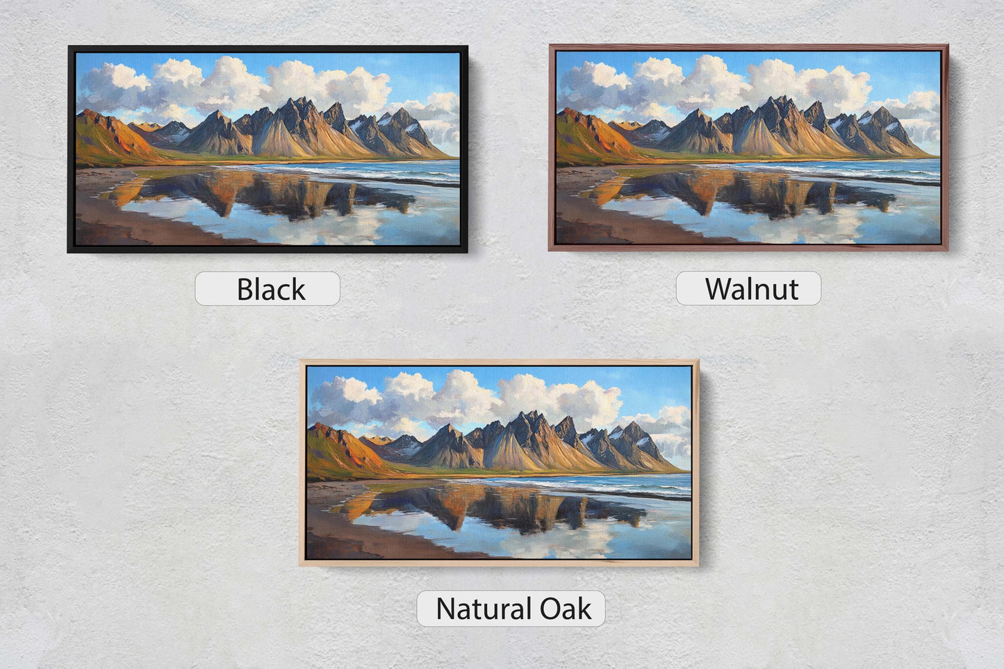 Vestrahorn Iceland, Mountain Painting, Iceland Travel