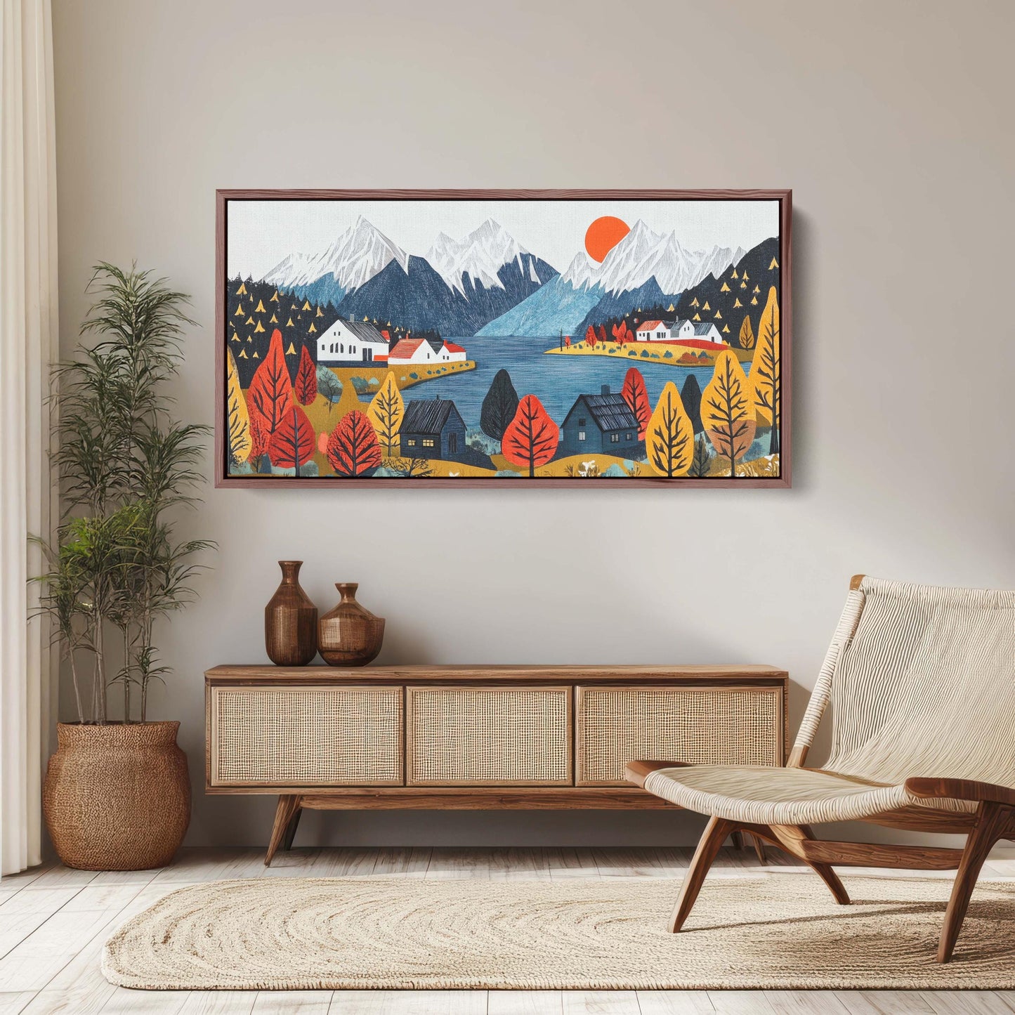 Scandinavian Mountain, Mountain Village, Mountain Town