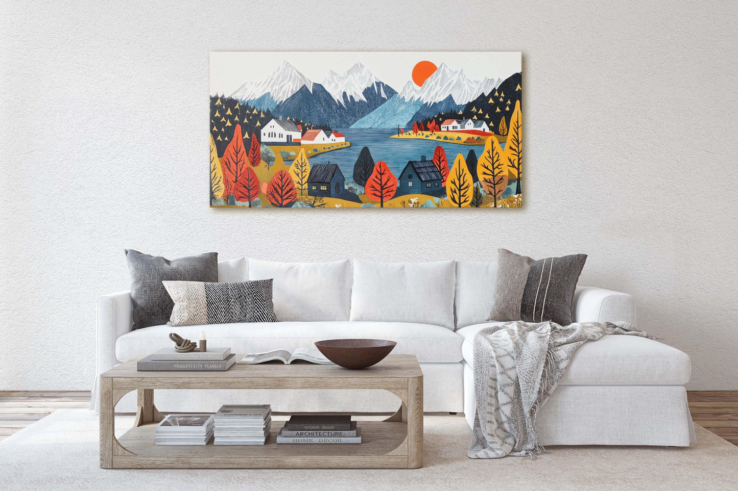 Scandinavian Mountain, Mountain Village, Mountain Town