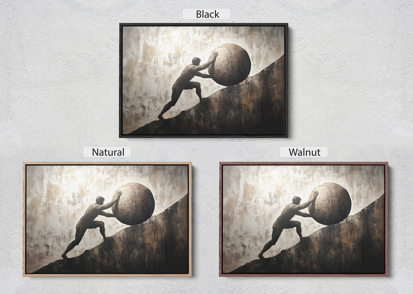 Sisyphus Art, Mythology Painting