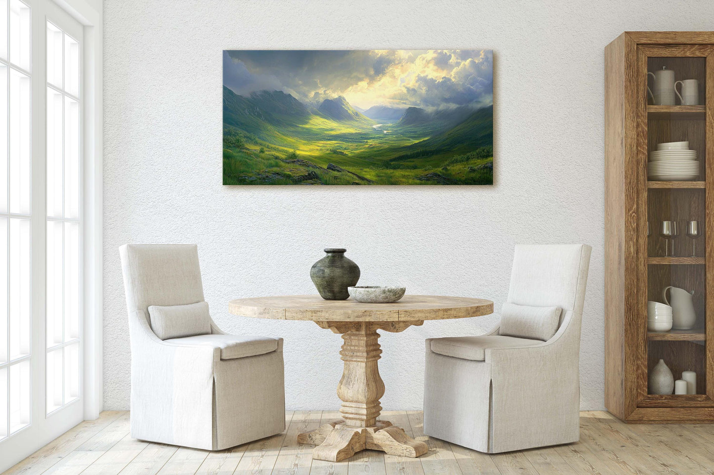 Celtic Highlands, Scotland Art, Scenic Art, Nature Painting