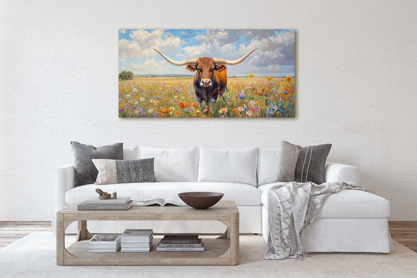 Texas Longhorn, Longhorn Cattle, Farmhouse Decor