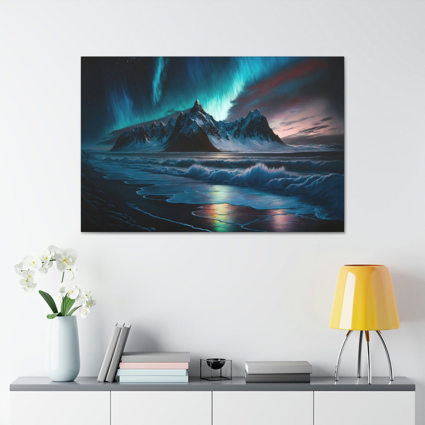 Iceland Aurora Borealis Canvas Art