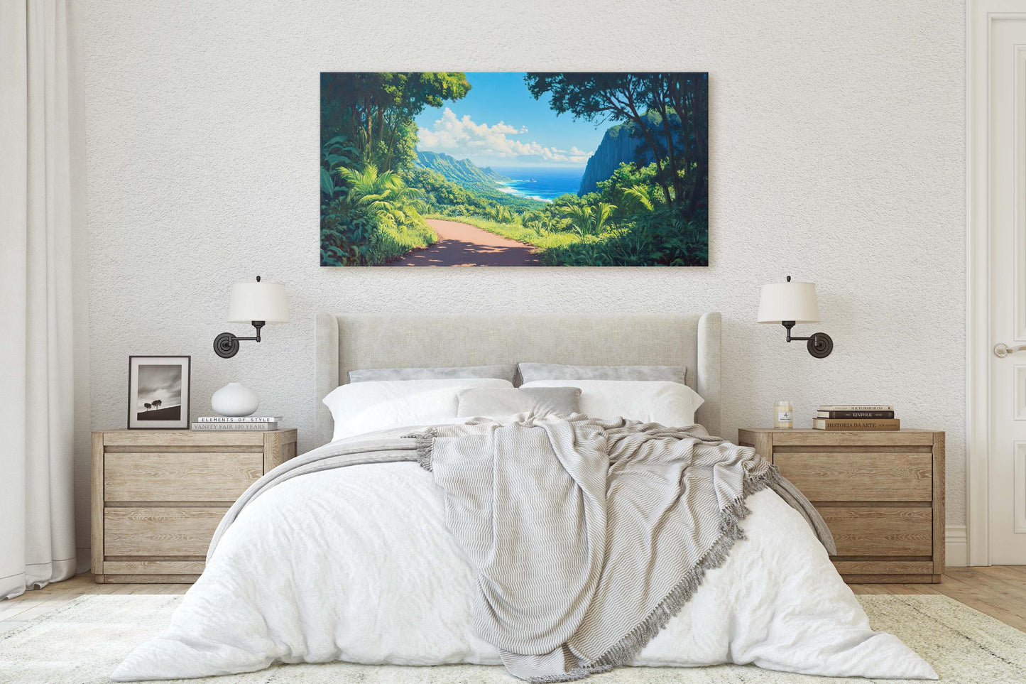 Road to Hana, Maui Hawaii Art, Beach Painting, Scenic Drive