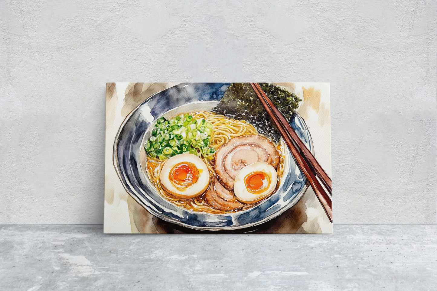 Ramen Print, Japan Art, Food Print, Kitchen Art