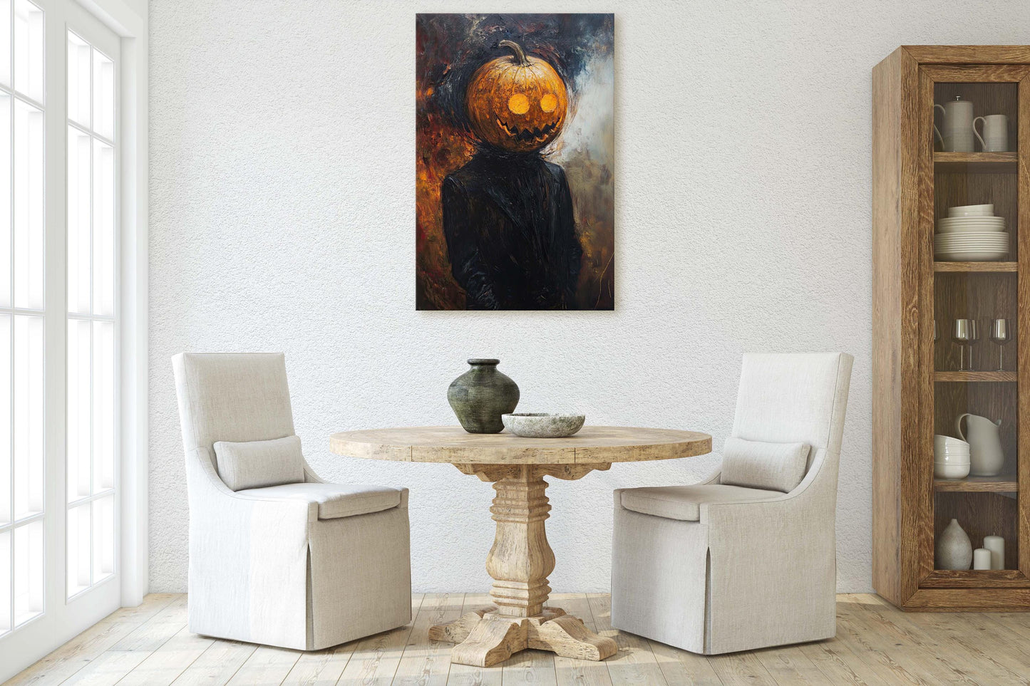Scary Pumpkin, Halloween Art, Headless Horseman, Jack O Lantern, Spooky Art, Gothic Decor