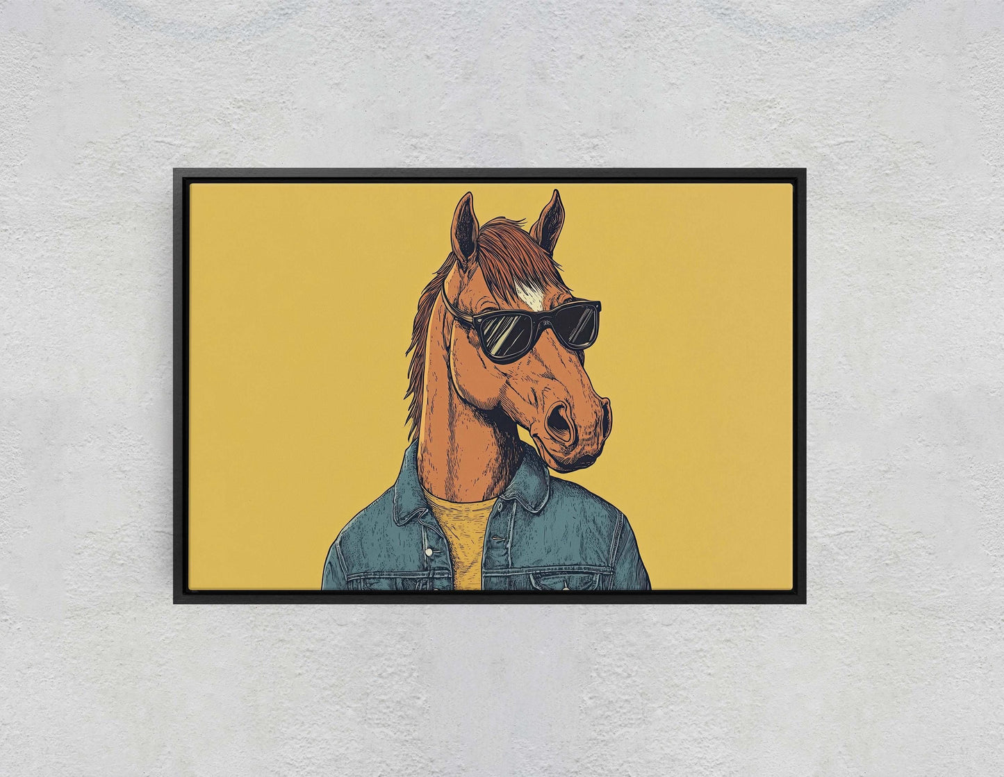 Hipster Horse Print, Street Art, Graffiti Print, Pop Art, Modern Decor