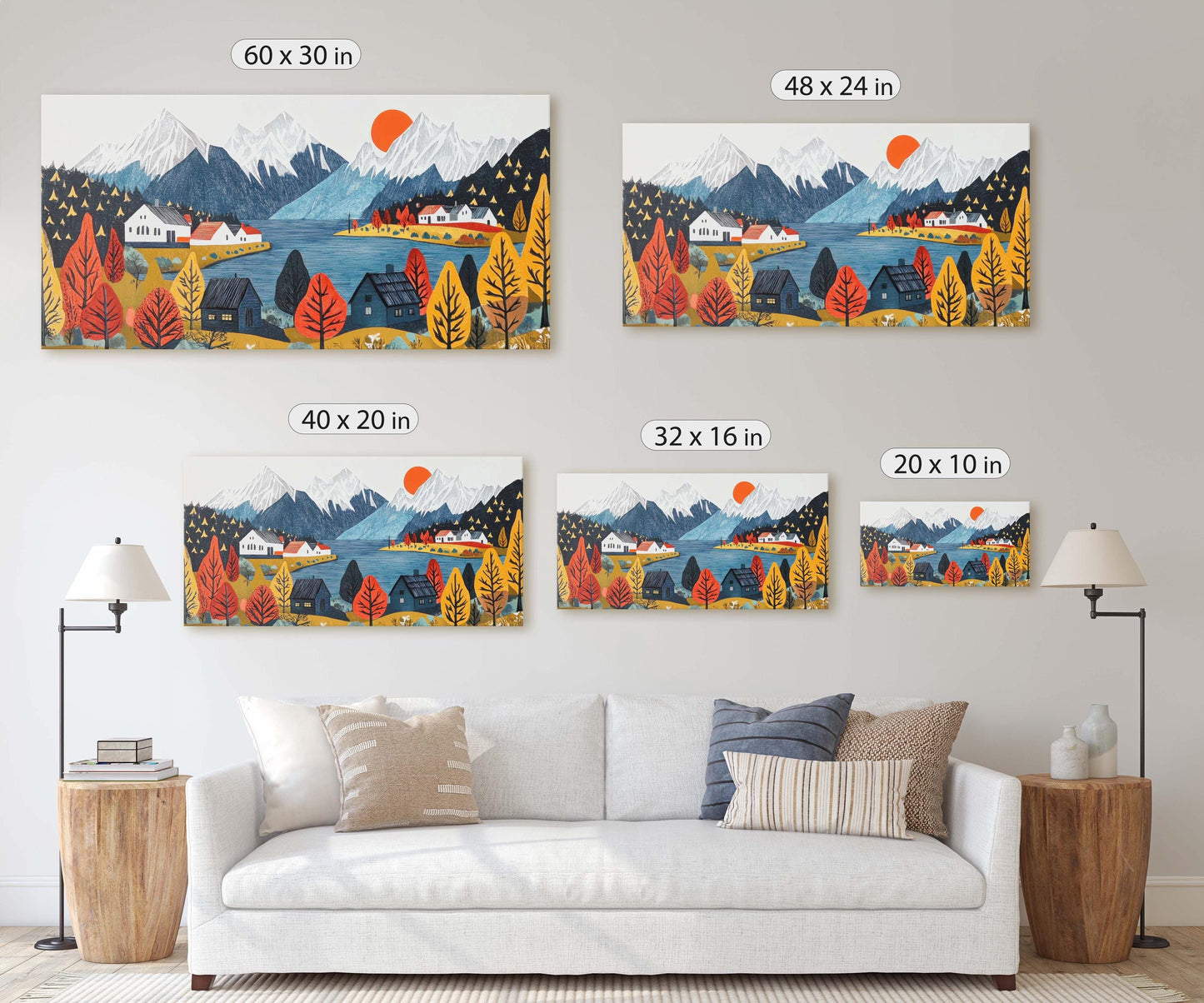 Scandinavian Mountain, Mountain Village, Mountain Town