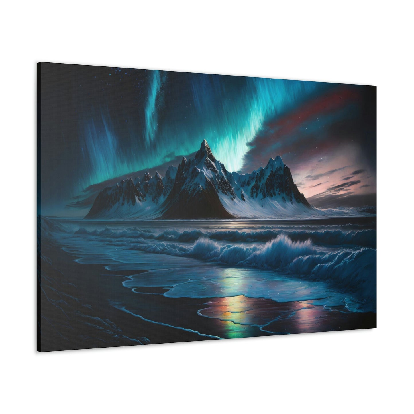 Iceland Aurora Borealis Canvas Art